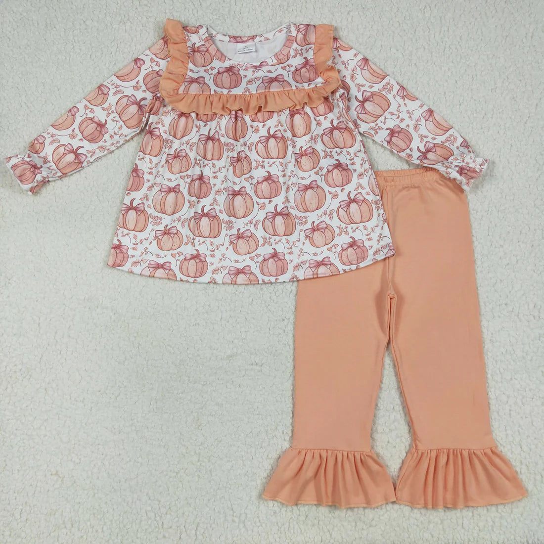 Girls Fall Pumpkin Set