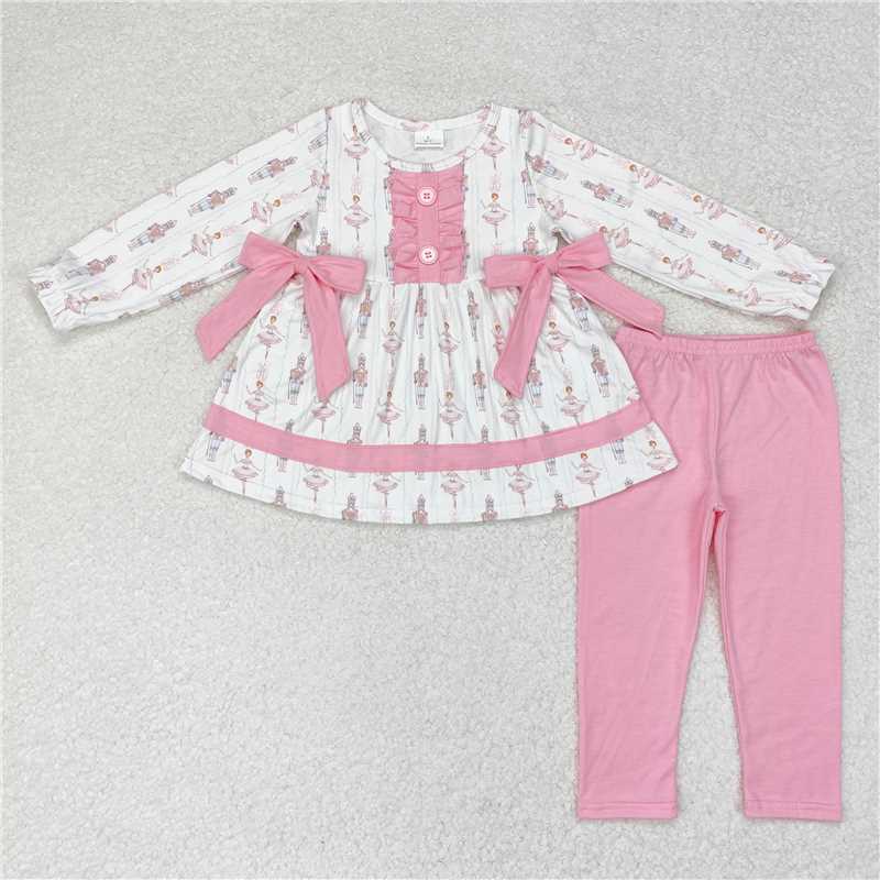 Girls Ballerina Bow set