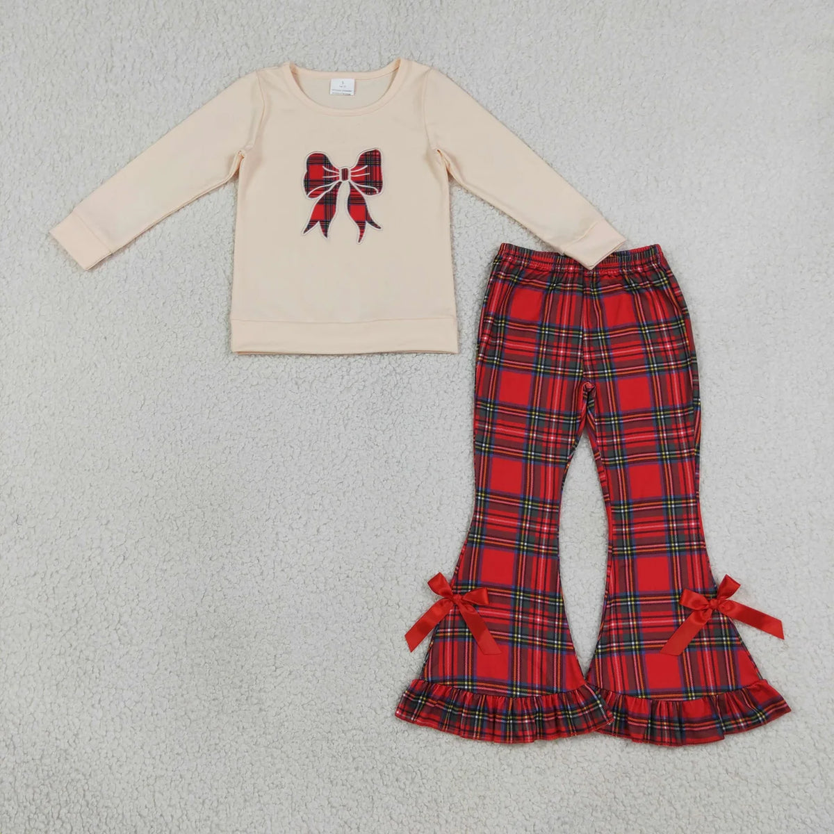 Plaid Bows Set