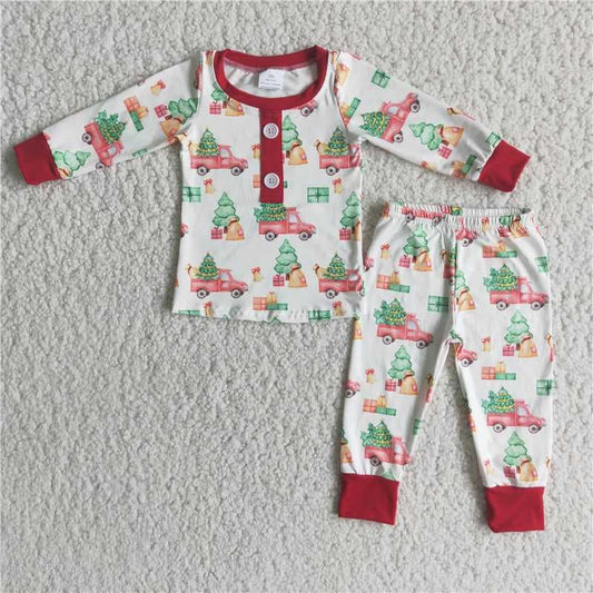 Boys Christmas Truck Set
