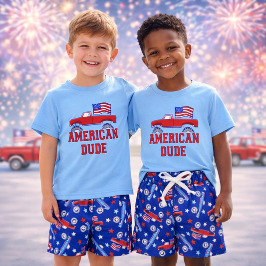 American Dude Boys Two-Piece Set