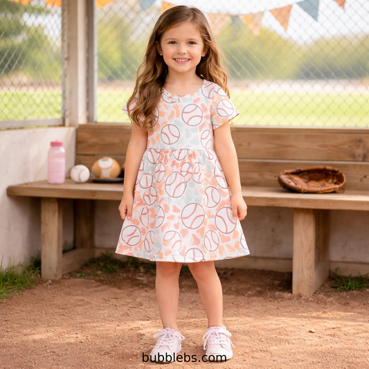 Diamond Dreams Baseball Dress