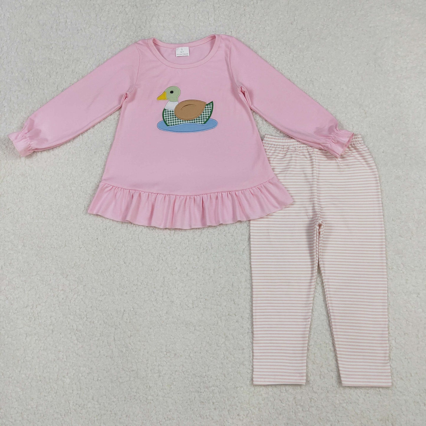 Girls Swimming Duck Ruffle Set