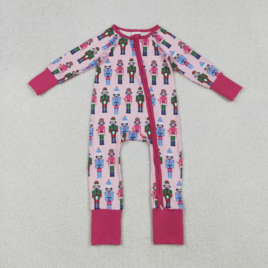 Girls Pink Nutcracker Onesie