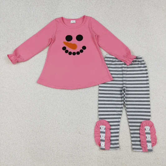 Girls Snowman face set