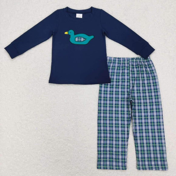 Plaid Duck Set