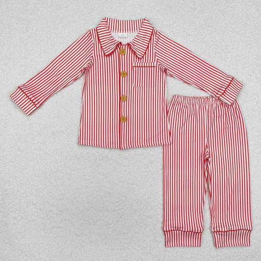 Boys Christmas Stripped Set