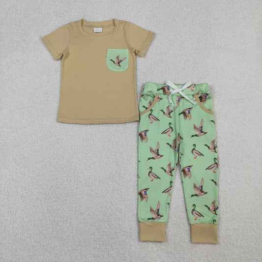 Boys Flying Duck Short Sleeve set