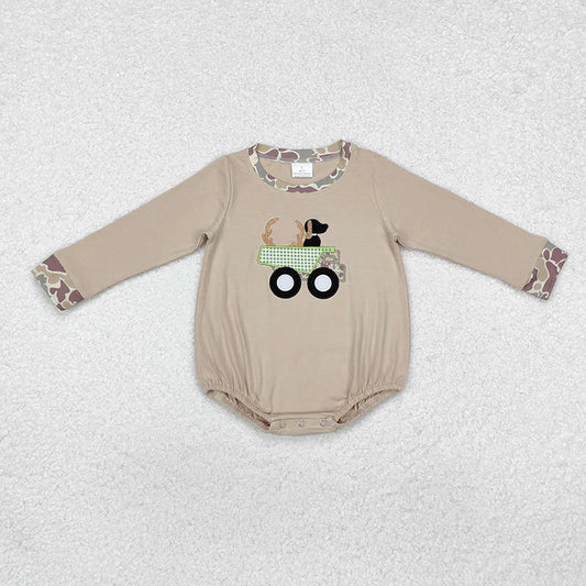 Boys Camo Dump Truck Bubble