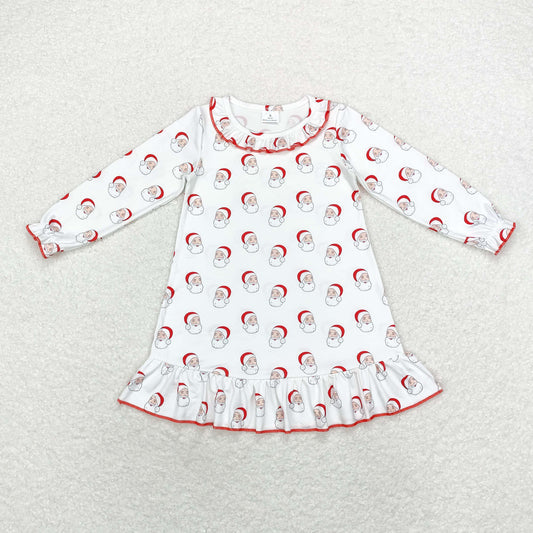 Girls Christmas "Santa's Face" Dress