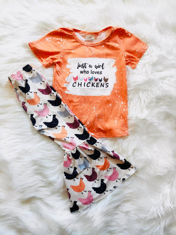 Just A Girl Who Loves Chickens