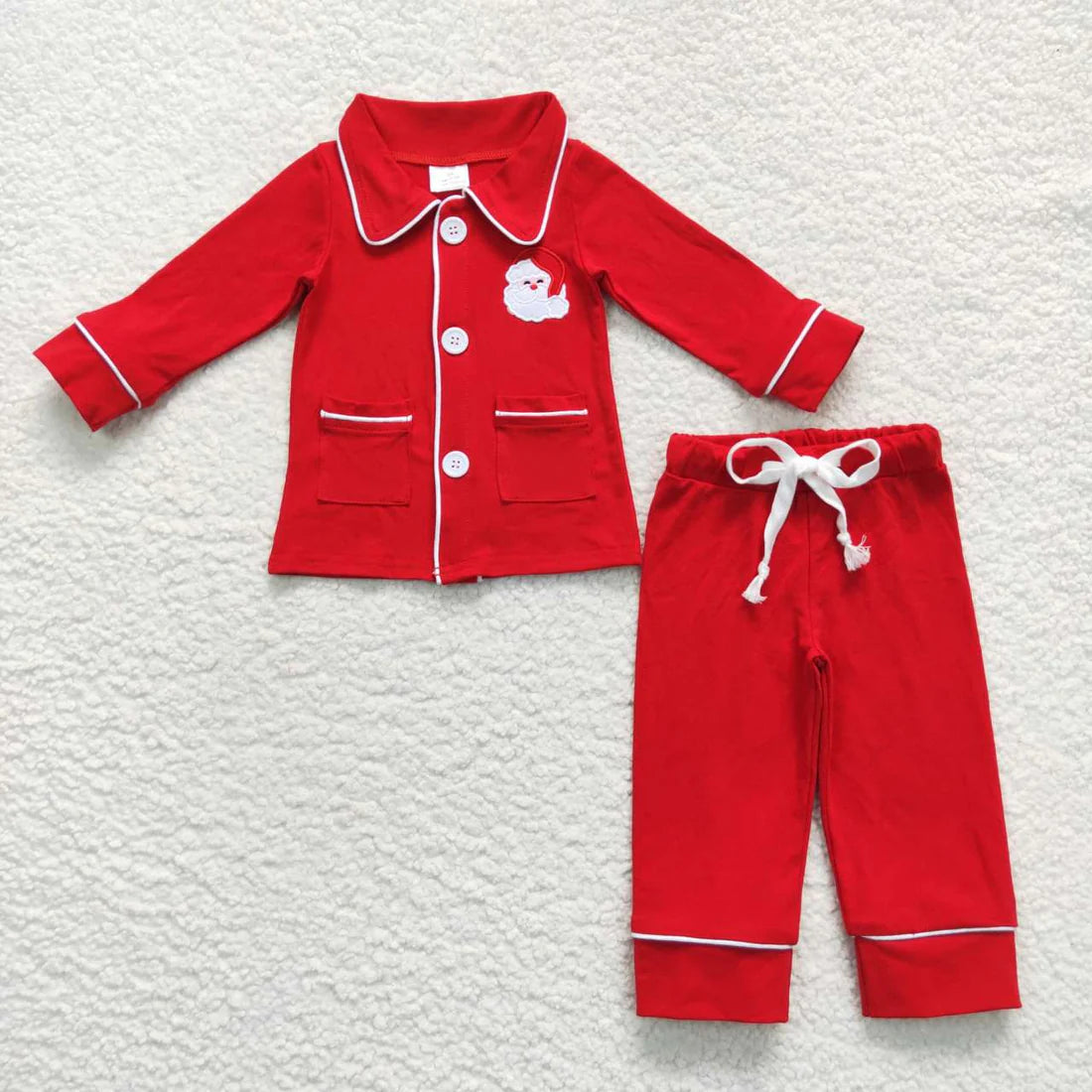Boys Christmas Santa Pajama Set