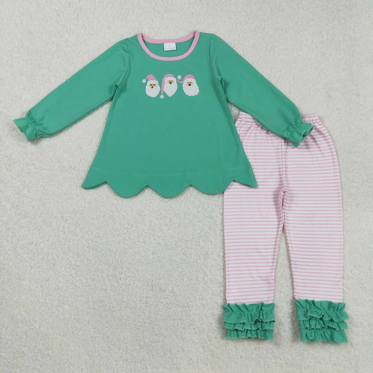 Mint Green Santa Girls