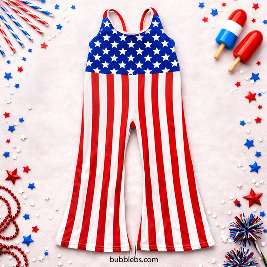 4th of July Stars & Stripes Flair Jumper