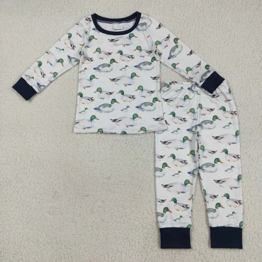 Boys White Duck Set