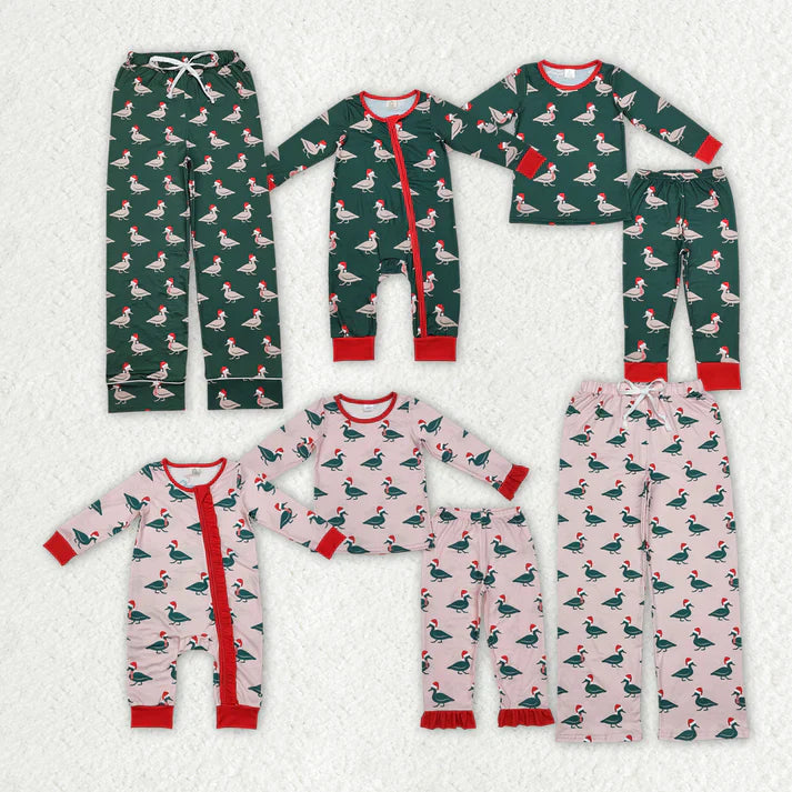 Boys Christmas Santa Duck Hat Set