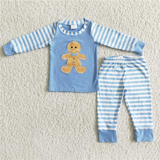 Boys Christmas Ginger Bread Man Set