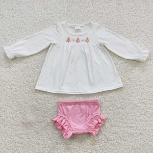 Pink Pastel Bloomer Set