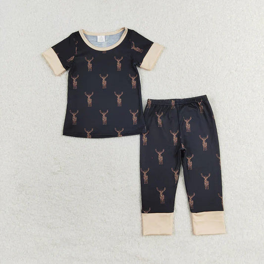 Boys Deer short sleeve set
