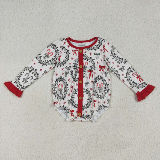 Girls Christmas Wreath Bubble