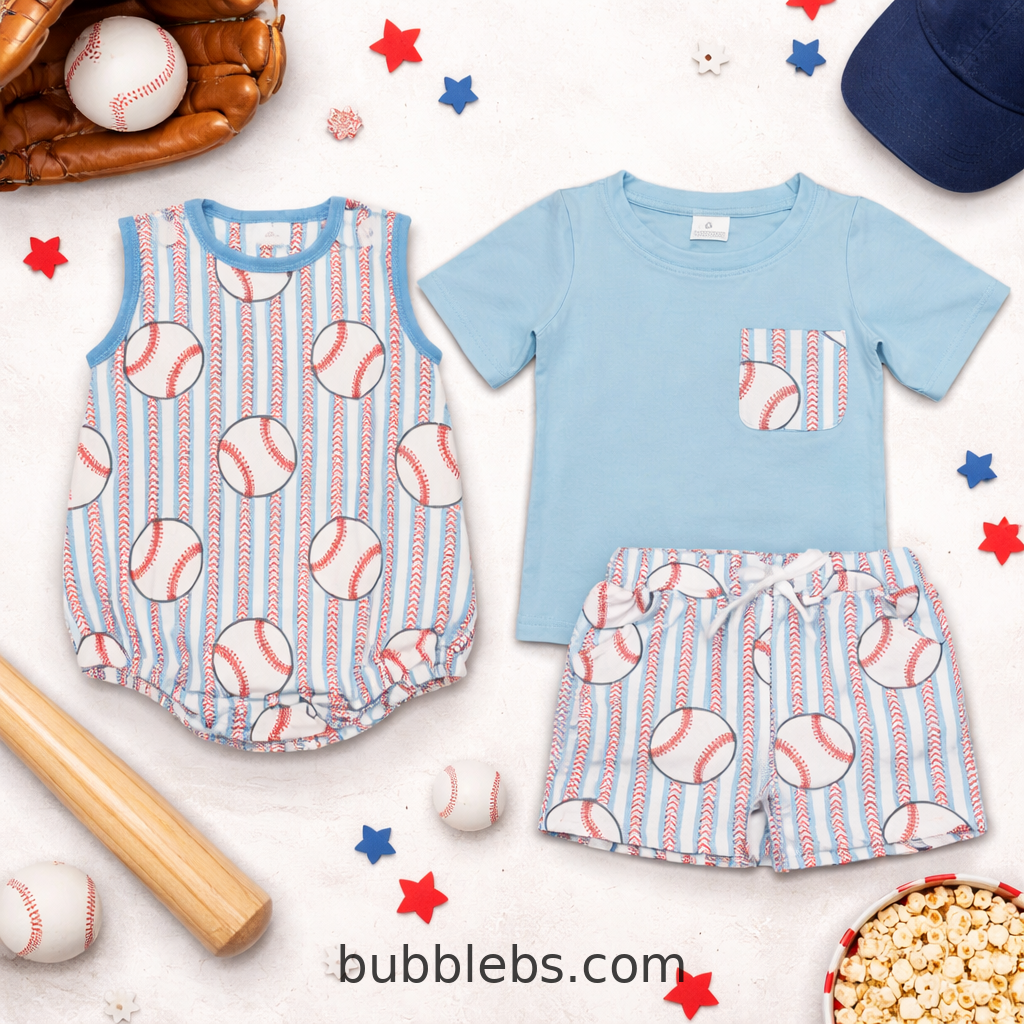 All-Star Baseball Boys Two Piece Set