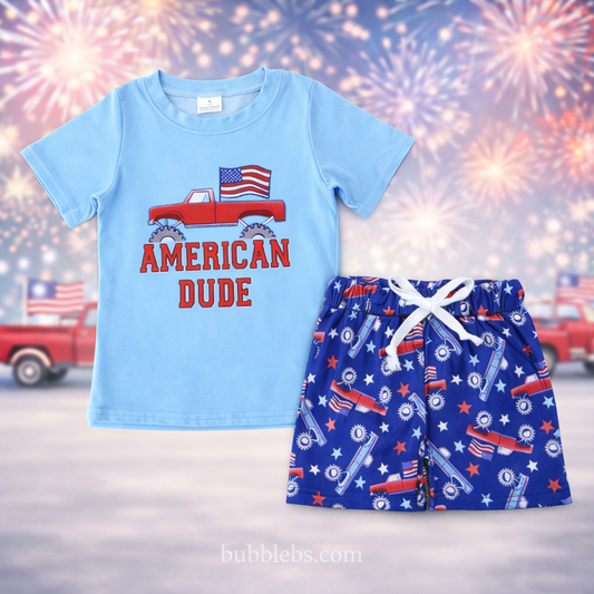 American Dude Boys Two-Piece Set