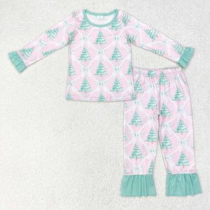 Mint & Pink Trees Pajamas