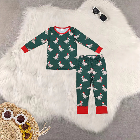 Boys Christmas Santa Duck Set