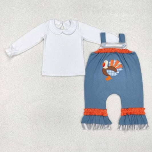 Girls Turkey Ruffle set