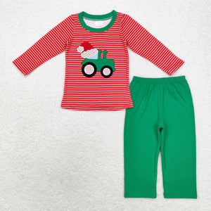 Big Green Tractor Set