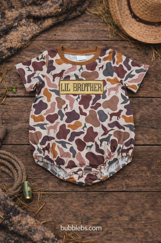 Camo Lil Brother Bubble