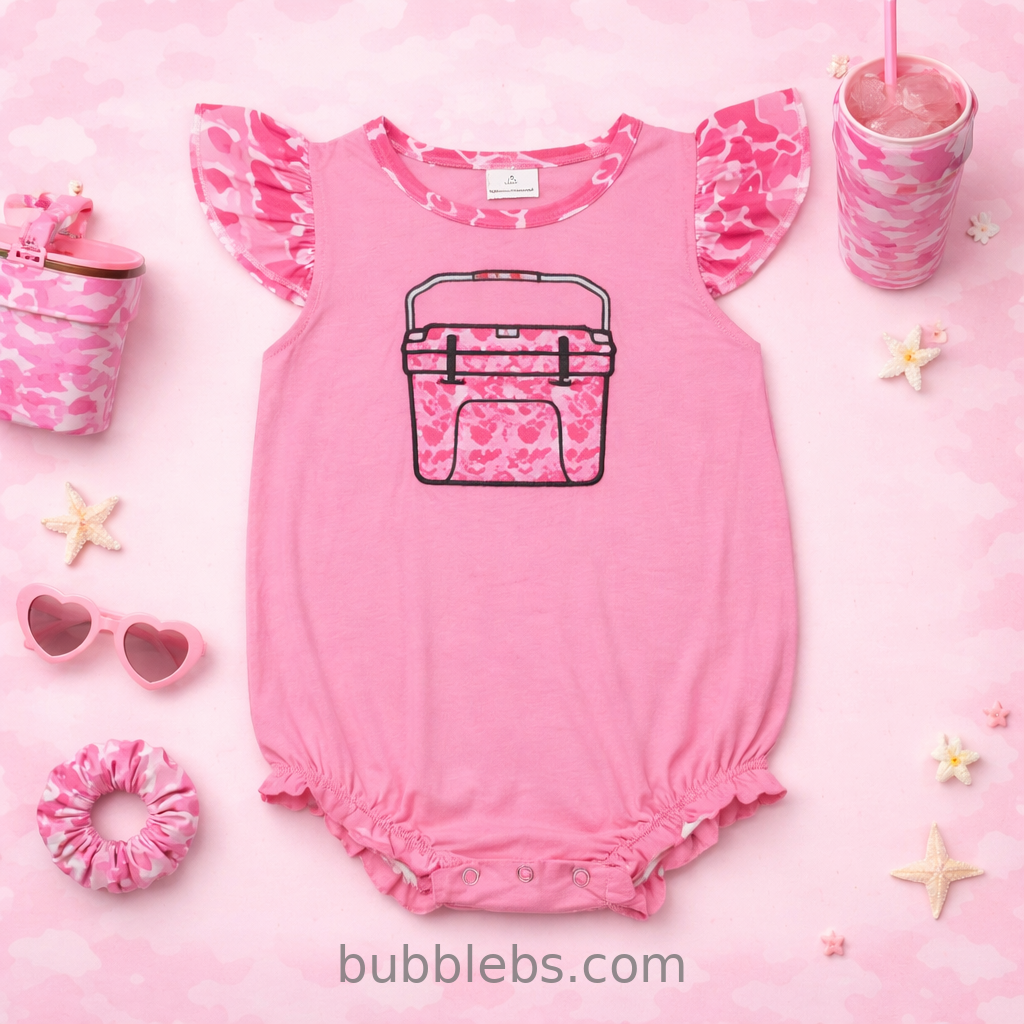 Cooler Camouflage Sibling Set Girls Bubble