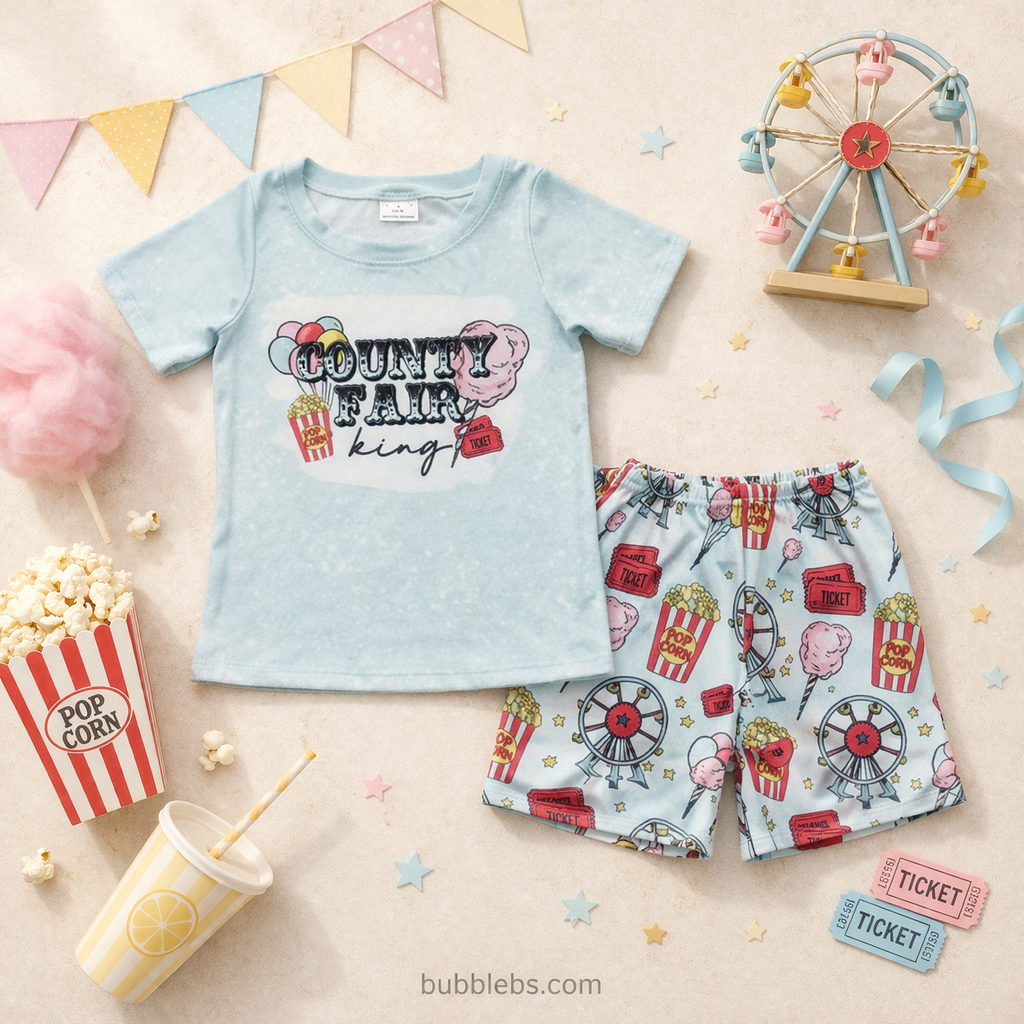 County Fair King Boys Two Piece Set