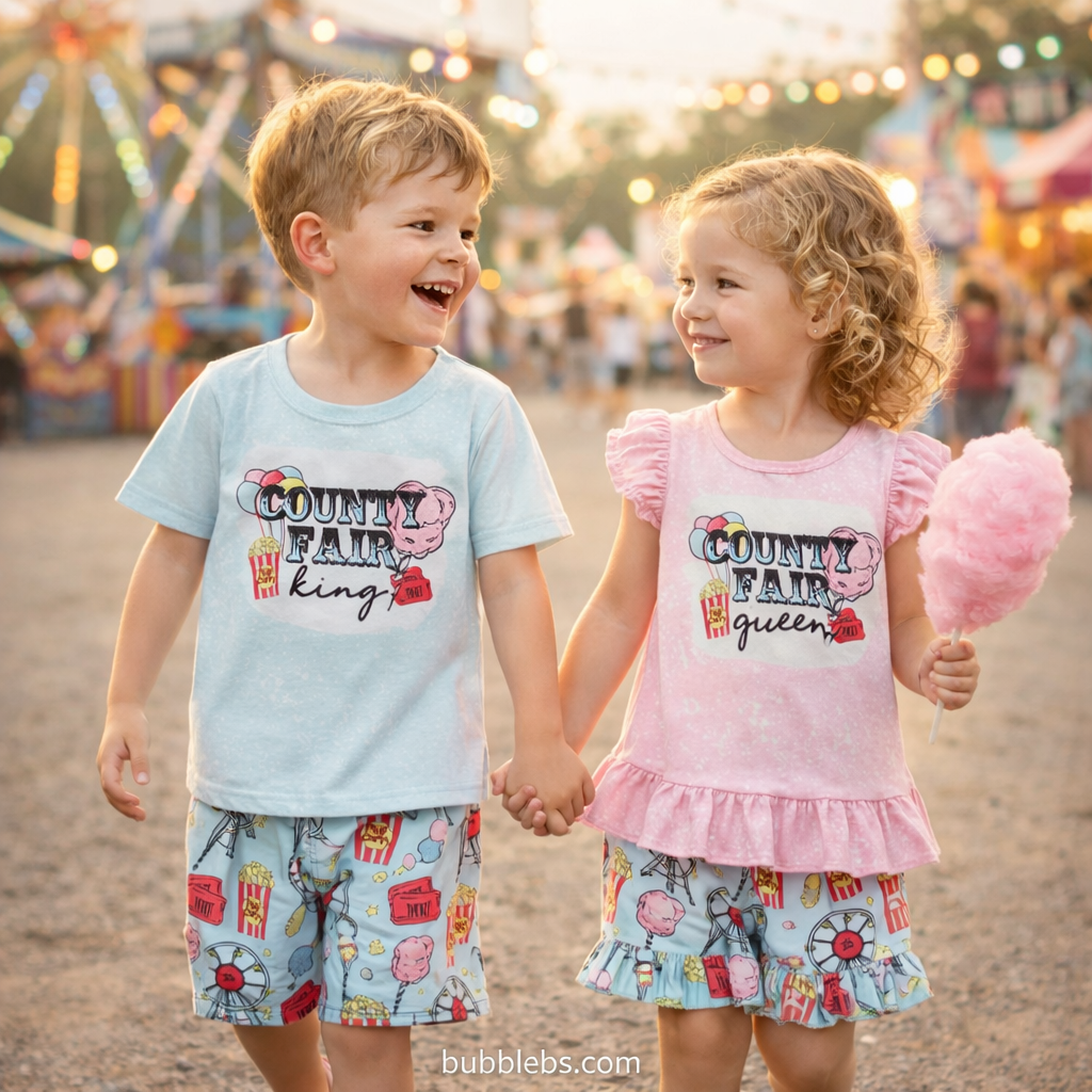 County Fair Queen Girls Two Piece Set