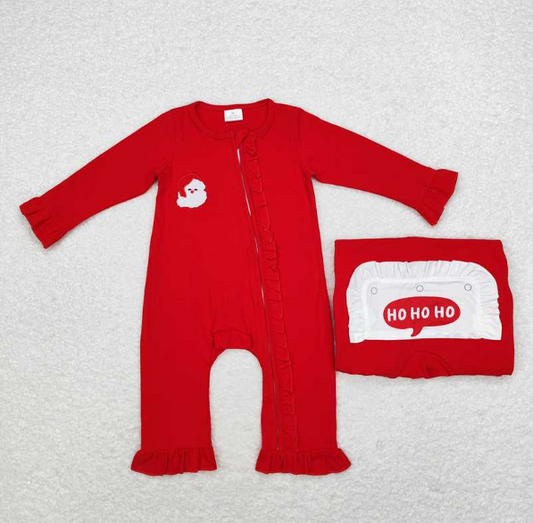 Girls Christmas Santa Onesie