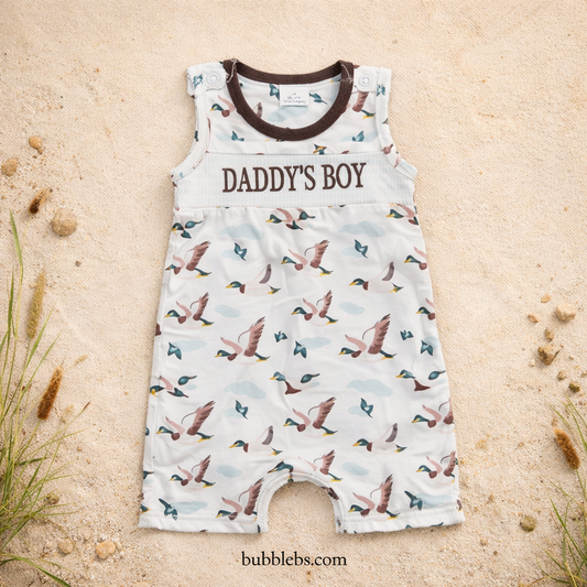 Daddy Duck Boys Romper
