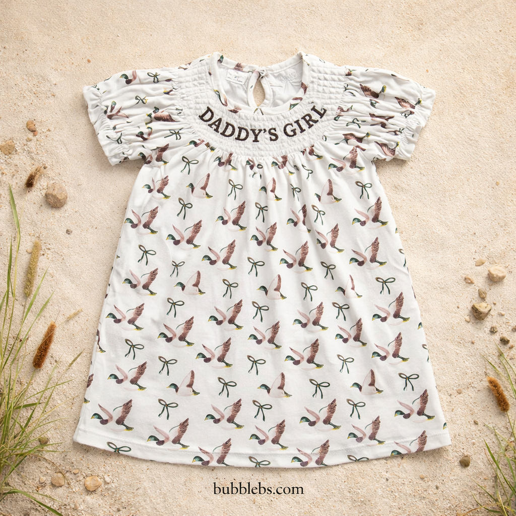 Daddy Duck Girls Dress