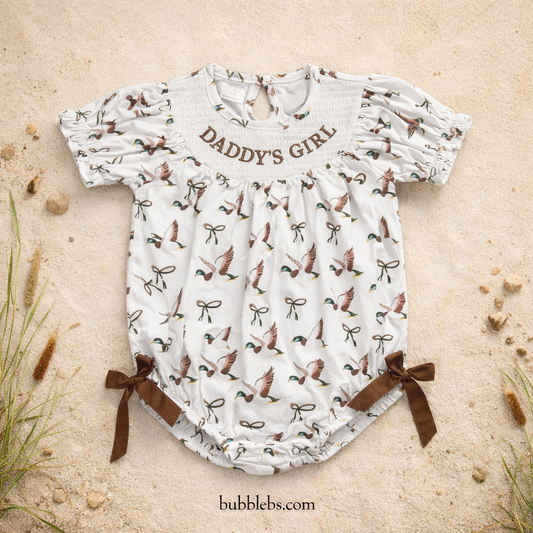 Daddy Duck Girls Romper
