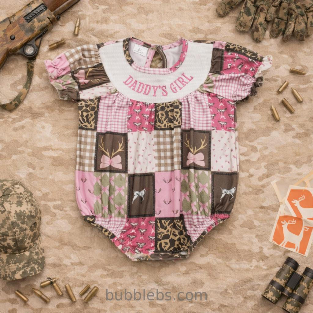 Daddy's Girl Patchwork Bubble