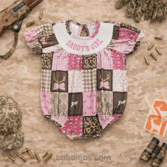 Daddy's Girl Patchwork Bubble