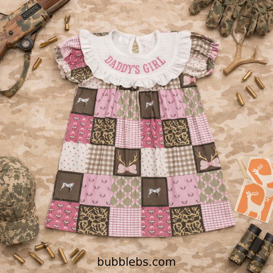 Daddy's Girl Patchwork Dress