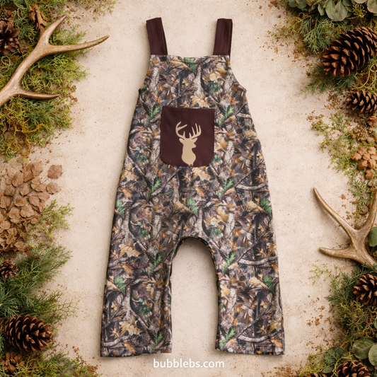 Boys Deer Hunting Camo Jumpsuit