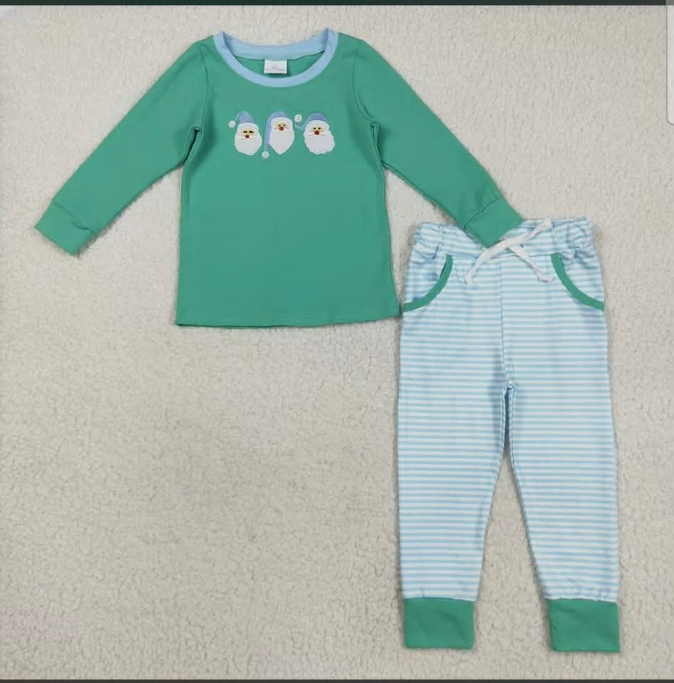 Mint Green Santa Boys