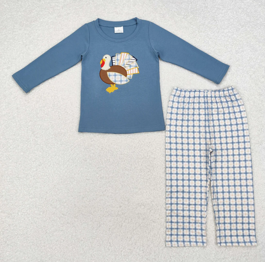 Boy Turkey Blue pants set