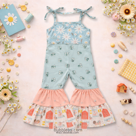 Farm Daisy Ruffle Flair Jumper