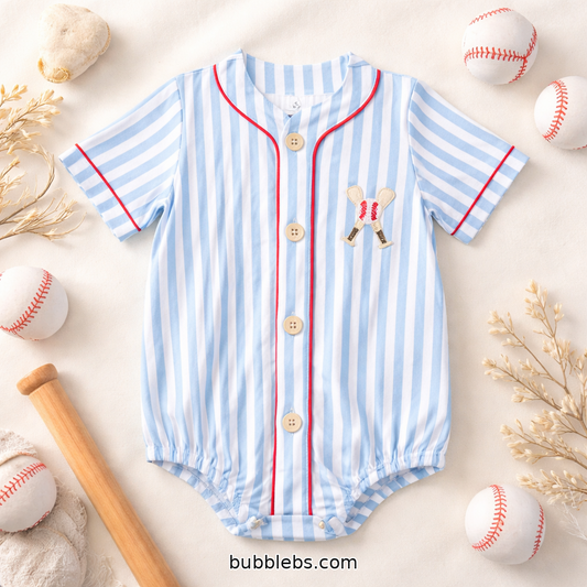 Home Run Stripe Boys Bubble