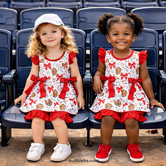 Home Run Bows Girls Two-Piece Set