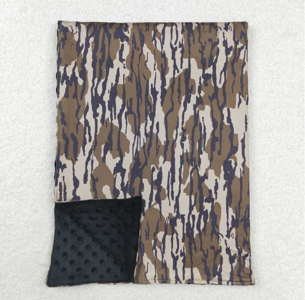 Dark Camo Blanket