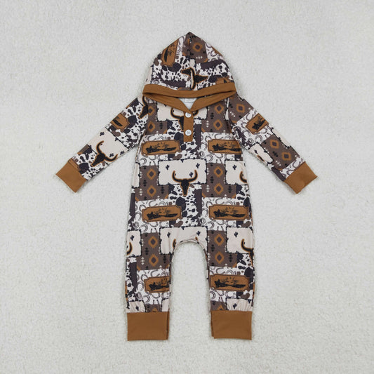 Boys Western Hooded Onesie