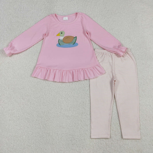 Girls Swimming Duck Ruffle Set